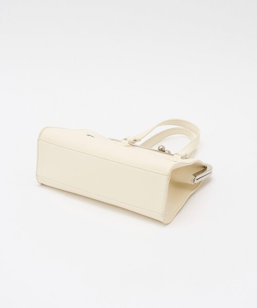 HELLO.SANFRANCISCO(ハローサンフランシスコ)の「【HELLO.SANFRANCISCO/ハローサンフランシスコ】マーガレットロゴがま口ショルダー(トートバッグ・レディース・ホワイト/ブルー・ONE SIZE)」の18枚目の写真