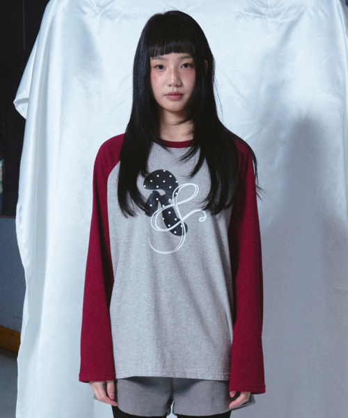 ROGIN N ROSIE(ロギンエンロージー)の「RnR Dot Point Ragian Long Sleeve Wine(Tシャツ/カットソー・レディース・その他・FREE)」の2枚目の写真