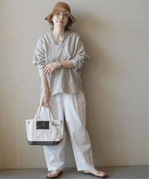 JOURNAL STANDARD LUXE(ジャーナルスタンダード ラックス)の「《追加》ソフトリネン セーラーシャツ(シャツ/ブラウス・レディース・ブラック/アイボリー/ネイビー・FREE)」の22枚目の写真
