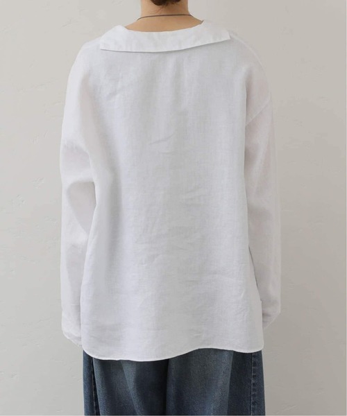 JOURNAL STANDARD LUXE(ジャーナルスタンダード ラックス)の「《追加》ソフトリネン セーラーシャツ(シャツ/ブラウス・レディース・ブラック/アイボリー/ネイビー・FREE)」の15枚目の写真