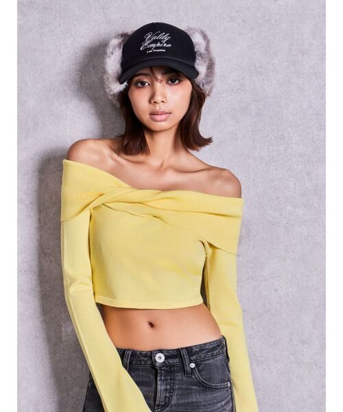 GYDA(ジェイダ)の「フェイクファーフライトCAP(キャップ・レディース・ブラック/その他2・FREE)」の11枚目の写真