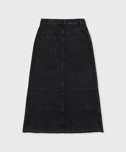 Paul Smith（ポールスミス）の「ウィメンズ ウォッシュド デニム スカート / 265109 314S（デニムスカート・レディース・ブラック・40/38）」の4枚目の写真