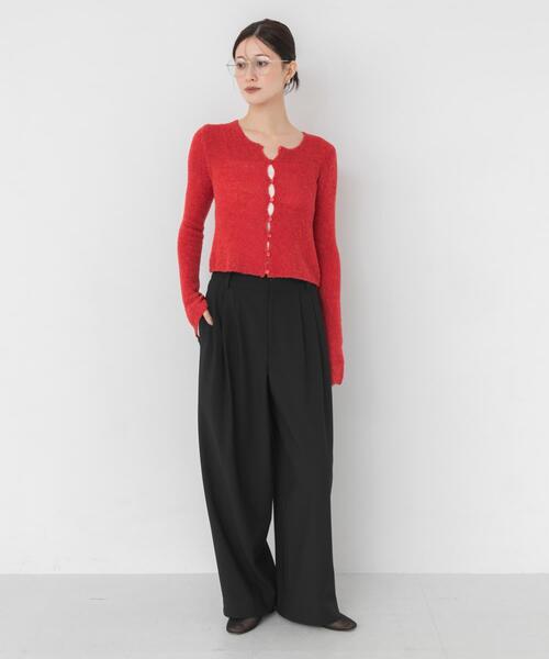 URBAN RESEARCH(アーバンリサーチ)の「『4サイズ展開』スリータックワイドパンツ(その他パンツ・レディース・ブラック/チャコールグレー・34/40/38/36)」の10枚目の写真