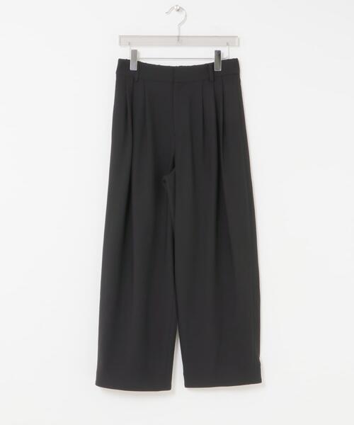 URBAN RESEARCH(アーバンリサーチ)の「『4サイズ展開』スリータックワイドパンツ(その他パンツ・レディース・ブラック/チャコールグレー・34/40/38/36)」の12枚目の写真