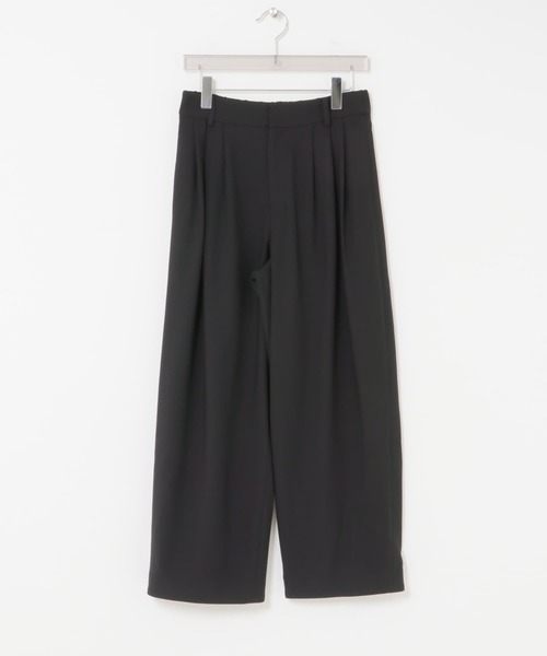URBAN RESEARCH(アーバンリサーチ)の「『4サイズ展開』スリータックワイドパンツ(その他パンツ・レディース・ブラック/チャコールグレー・34/40/38/36)」の6枚目の写真