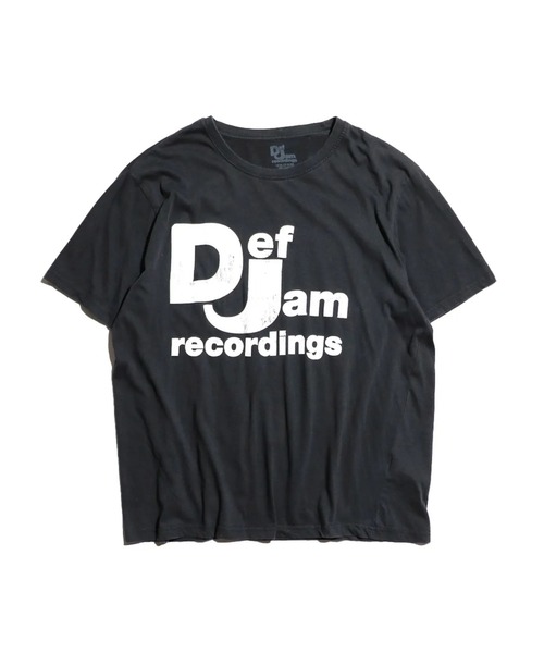 THRIFTY LOOK(スリフティールック)の「THRIFTY LOOK / THRIFTY "DEF JAM" CLASSIC LOGO TEE(Tシャツ/カットソー・メンズ・ブラック・XX-LARGE/MEDIUM/LARGE/X-LARGE)」の1枚目の写真
