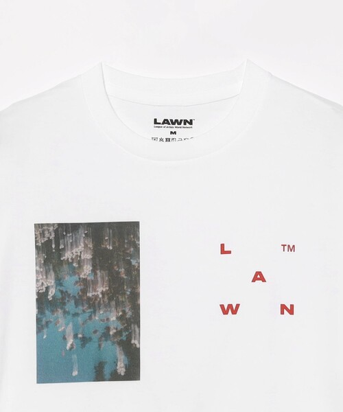 BEAMS T(ビームスティー)の「LAWN / JK Photo T-Shirt(Tシャツ/カットソー・メンズ・ホワイト・XL/L/M)」の3枚目の写真