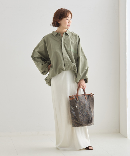 journal standard L'essage(ジャーナルスタンダードレサージュ)の「《追加6》ILL ONE EIGHTY/イル ワンエイティ 別注 SLEEPING SMOCK ブルゾン(その他アウター・レディース・カーキ・FREE)」の3枚目の写真