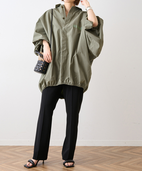 journal standard L'essage(ジャーナルスタンダードレサージュ)の「《追加6》ILL ONE EIGHTY/イル ワンエイティ 別注 SLEEPING SMOCK ブルゾン(その他アウター・レディース・カーキ・FREE)」の4枚目の写真