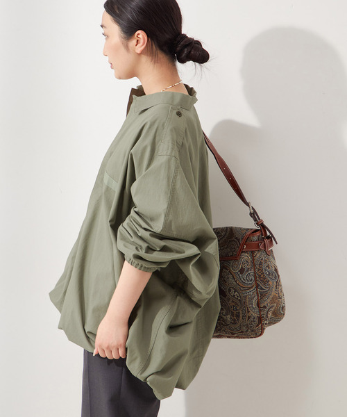 journal standard L'essage(ジャーナルスタンダードレサージュ)の「《追加6》ILL ONE EIGHTY/イル ワンエイティ 別注 SLEEPING SMOCK ブルゾン(その他アウター・レディース・カーキ・FREE)」の5枚目の写真