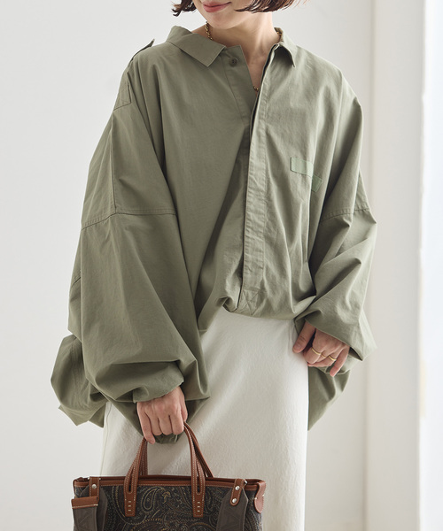 journal standard L'essage(ジャーナルスタンダードレサージュ)の「《追加6》ILL ONE EIGHTY/イル ワンエイティ 別注 SLEEPING SMOCK ブルゾン(その他アウター・レディース・カーキ・FREE)」の9枚目の写真