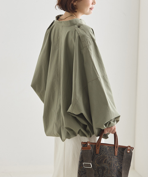 journal standard L'essage(ジャーナルスタンダードレサージュ)の「《追加6》ILL ONE EIGHTY/イル ワンエイティ 別注 SLEEPING SMOCK ブルゾン(その他アウター・レディース・カーキ・FREE)」の10枚目の写真