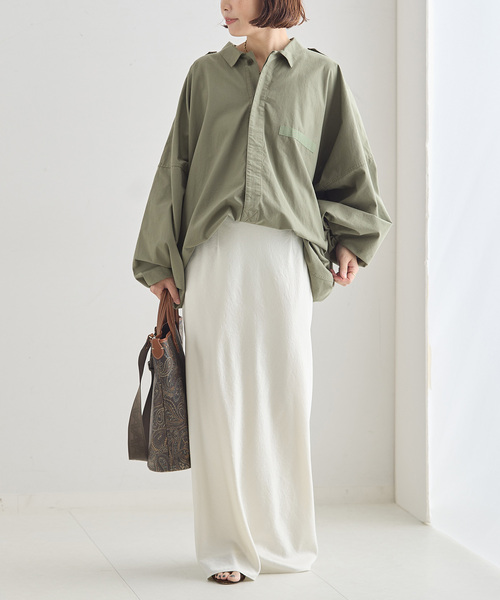 journal standard L'essage(ジャーナルスタンダードレサージュ)の「《追加6》ILL ONE EIGHTY/イル ワンエイティ 別注 SLEEPING SMOCK ブルゾン(その他アウター・レディース・カーキ・FREE)」の13枚目の写真