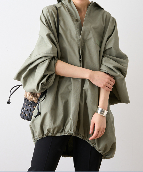 journal standard L'essage(ジャーナルスタンダードレサージュ)の「《追加6》ILL ONE EIGHTY/イル ワンエイティ 別注 SLEEPING SMOCK ブルゾン(その他アウター・レディース・カーキ・FREE)」の15枚目の写真