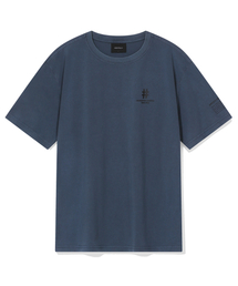 エッセンシャルロゴ半袖Tシャツ(ネイビー)