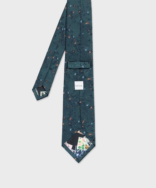 Paul Smith(ポールスミス)の「“Floral & Stamps” タイ【260058 552MS】(ネクタイ・メンズ・ダークグリーン/サックスブルー/バーガンディー/ネイビー・FREE)」の5枚目の写真