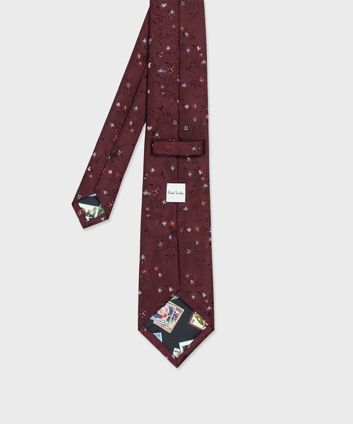 Paul Smith(ポールスミス)の「“Floral & Stamps” タイ【260058 552MS】(ネクタイ・メンズ・ダークグリーン/サックスブルー/バーガンディー/ネイビー・FREE)」の11枚目の写真