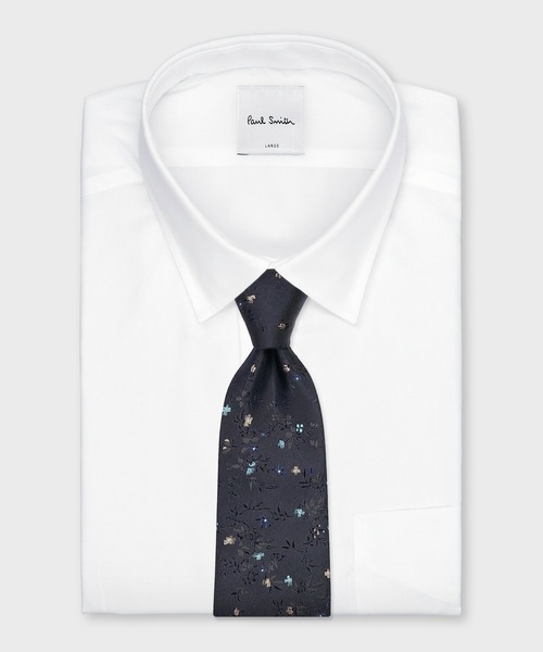 Paul Smith(ポールスミス)の「“Floral & Stamps” タイ【260058 552MS】(ネクタイ・メンズ・ダークグリーン/サックスブルー/バーガンディー/ネイビー・FREE)」の8枚目の写真