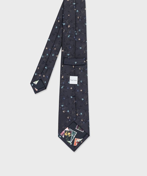 Paul Smith(ポールスミス)の「“Floral & Stamps” タイ【260058 552MS】(ネクタイ・メンズ・ダークグリーン/サックスブルー/バーガンディー/ネイビー・FREE)」の7枚目の写真
