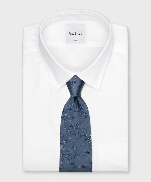 Paul Smith(ポールスミス)の「“Floral & Stamps” タイ【260058 552MS】(ネクタイ・メンズ・ダークグリーン/サックスブルー/バーガンディー/ネイビー・FREE)」の10枚目の写真