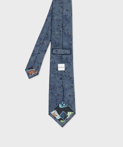 Paul Smith(ポールスミス)の「“Floral & Stamps” タイ【260058 552MS】(ネクタイ・メンズ・ダークグリーン/サックスブルー/バーガンディー/ネイビー・FREE)」の9枚目の写真
