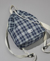 UMBRO/アンブロ SP Packable Flannel Mini Bag/別注 パッカブル フランネル ミニバッグ/ナップサック型