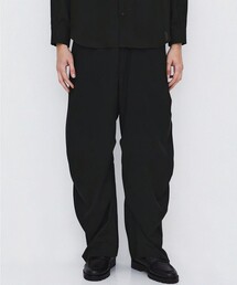 【新作】WOOL NYLON RIPSTOP ワイドパラシュートパンツ　｜撥水/軽量/防汚/通気性/防臭/耐久/シワ防止