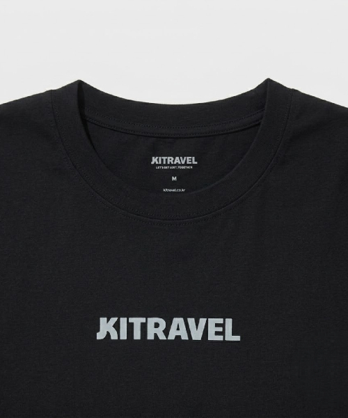 KITRAVEL（キートラベル）の「サンドルクラシックロゴTシャツ（ブラック）（Tシャツ/カットソー・レディース・その他・SMALL/MEDIUM/LARGE）」の3枚目の写真