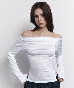 Wellness Rib Back Adjuster Long Sleeve Top /バックアジャスター付き