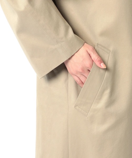 J.B. ATTIRE(ジェイビーアタイア)の「J.B. ATTIRE RIVE GAUCHE COAT(ステンカラーコート・レディース・Beige・1)」の6枚目の写真