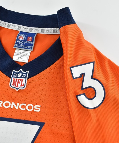 LABORATORY R(ラボラトリーアール)の「【USED】“NFL Denver Broncos #3” ゲームシャツ(Tシャツ/カットソー・メンズ・オレンジ・LARGE)」の4枚目の写真