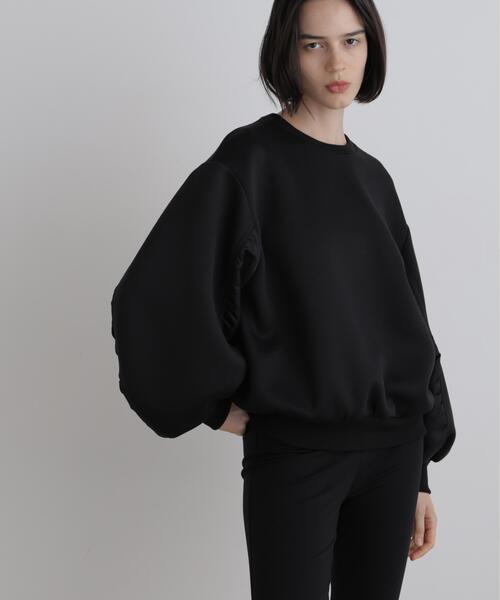 LE PHIL(ルフィル)の「《LE PHIL SPORTS》テックダンボール切替プルオーバー(Tシャツ/カットソー・レディース・ベージュ/ブラック・F)」の20枚目の写真