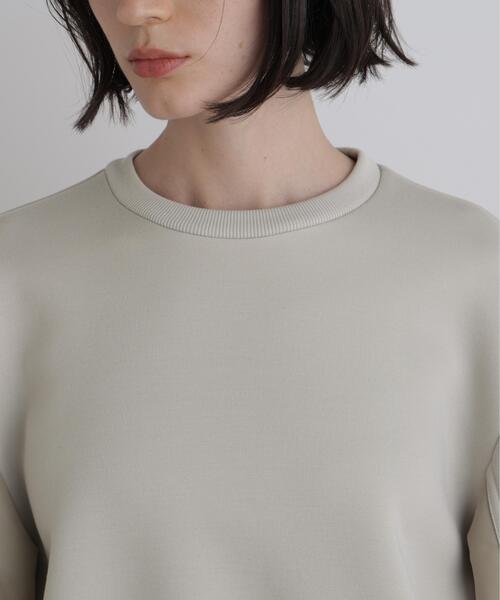 LE PHIL(ルフィル)の「《LE PHIL SPORTS》テックダンボール切替プルオーバー(Tシャツ/カットソー・レディース・ベージュ/ブラック・F)」の13枚目の写真