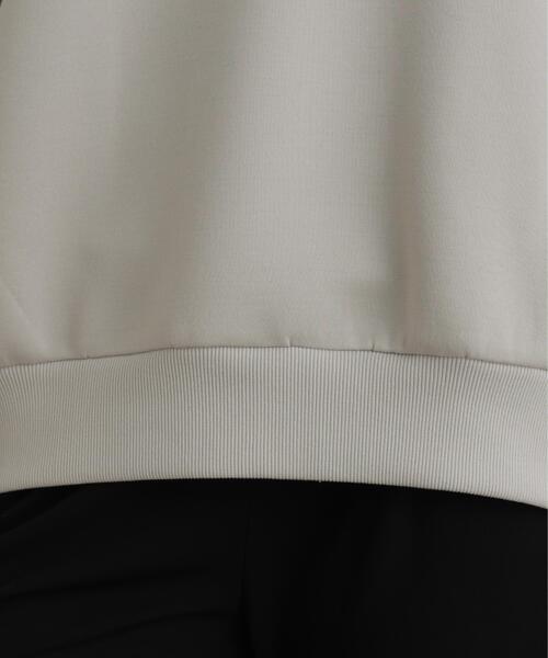 LE PHIL(ルフィル)の「《LE PHIL SPORTS》テックダンボール切替プルオーバー(Tシャツ/カットソー・レディース・ベージュ/ブラック・F)」の10枚目の写真