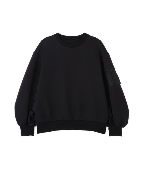LE PHIL(ルフィル)の「《LE PHIL SPORTS》テックダンボール切替プルオーバー(Tシャツ/カットソー・レディース・ベージュ/ブラック・F)」の22枚目の写真