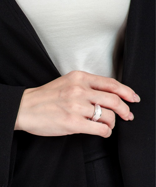 RAGBAG STUDIO(ラグバッグストゥディオズ)の「【RagBag/ラグバッグ】シルバーリング Datura Ring(リング・レディース・シルバー・48/56/54)」の2枚目の写真