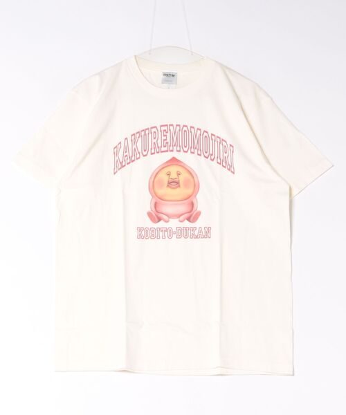 Rendez-Vous(ランデヴー)の「【 こびとずかん 】 プリントTシャツ 26F9(Tシャツ/カットソー・レディース・オフホワイト/ブラック・LARGE)」の1枚目の写真