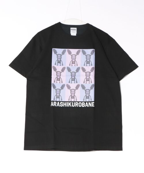 Rendez-Vous(ランデヴー)の「【 こびとずかん 】 プリントTシャツ 26F9(Tシャツ/カットソー・レディース・オフホワイト/ブラック・LARGE)」の2枚目の写真