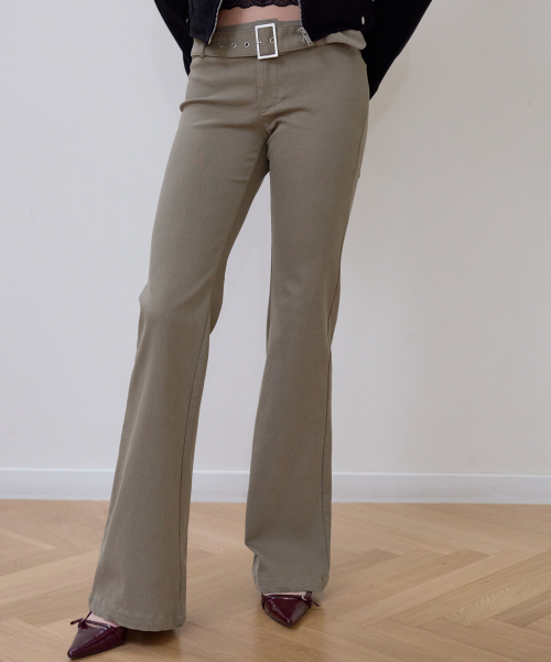 ROSEFRANTZ（ロゼフランツ）の「Belted Boots Cut Pants [Beige]（その他パンツ・レディース・Beige・SMALL/MEDIUM）」の4枚目の写真