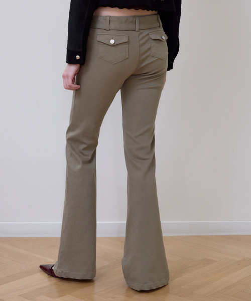 ROSEFRANTZ（ロゼフランツ）の「Belted Boots Cut Pants [Beige]（その他パンツ・レディース・Beige・SMALL/MEDIUM）」の5枚目の写真