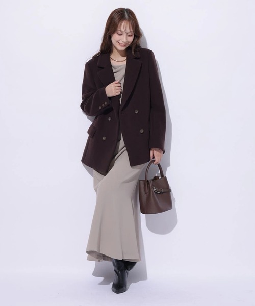 Mystrada（マイストラーダ）の「ジャコット（ダウンジャケット/コート・レディース・ホワイト/モカ/ブラウン・38/36）」の10枚目の写真