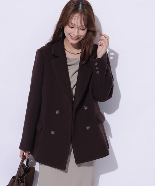 Mystrada（マイストラーダ）の「ジャコット（ダウンジャケット/コート・レディース・ホワイト/モカ/ブラウン・38/36）」の13枚目の写真