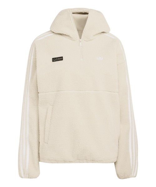 adidas Originals(アディダスオリジナルス)の「ADIDAS × JENNIE / アディダス × ジェニー HOODED FLEECE JACKET(ブルゾン・レディース・ブルー/ブラック/ブラウン・MEDIUM/SMALL/X-SMALL)」の2枚目の写真