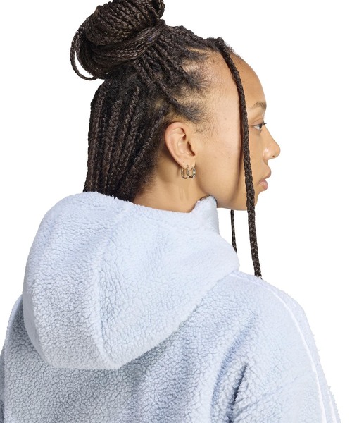 adidas Originals(アディダスオリジナルス)の「ADIDAS × JENNIE / アディダス × ジェニー HOODED FLEECE JACKET(ブルゾン・レディース・ブルー/ブラック/ブラウン・MEDIUM/SMALL/X-SMALL)」の19枚目の写真