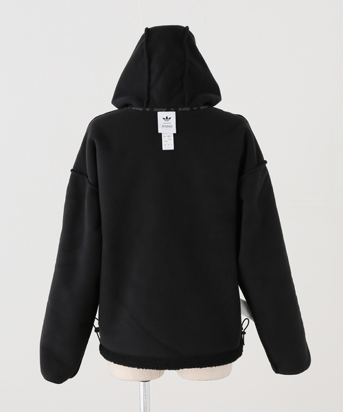 adidas Originals(アディダスオリジナルス)の「ADIDAS × JENNIE / アディダス × ジェニー HOODED FLEECE JACKET(ブルゾン・レディース・ブルー/ブラック/ブラウン・MEDIUM/SMALL/X-SMALL)」の15枚目の写真