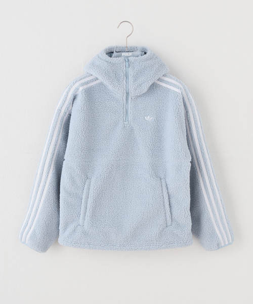 adidas Originals(アディダスオリジナルス)の「ADIDAS × JENNIE / アディダス × ジェニー HOODED FLEECE JACKET(ブルゾン・レディース・ブルー/ブラック/ブラウン・MEDIUM/SMALL/X-SMALL)」の4枚目の写真
