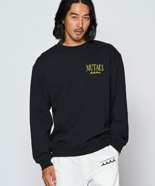 ACANTHUS（アカンサス）の「msw1947- Surf Man Crewneck プリントスウェット(MA2713)（スウェット・メンズ・ホワイト/ブラック/ネイビー・XL/L/M/S）」の2枚目の写真