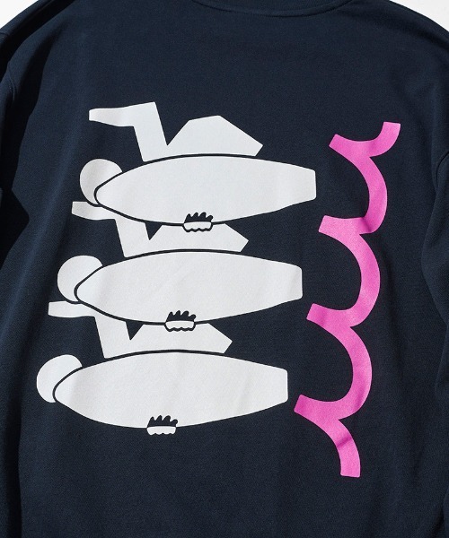 ACANTHUS（アカンサス）の「msw1947- Surf Man Crewneck プリントスウェット(MA2713)（スウェット・メンズ・ホワイト/ブラック/ネイビー・XL/L/M/S）」の18枚目の写真
