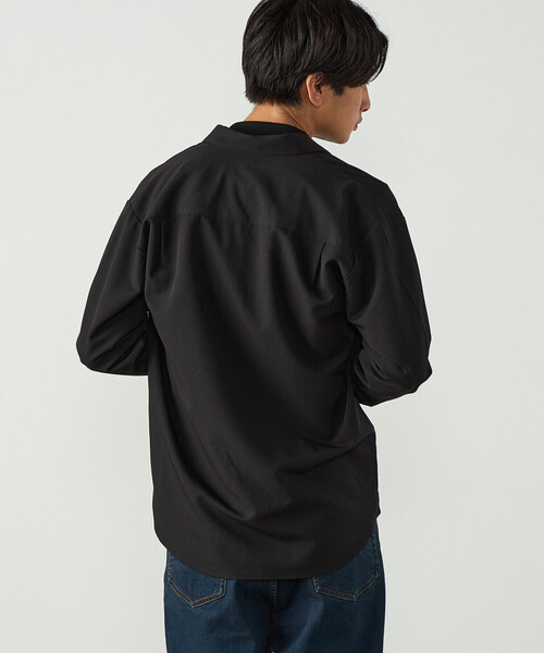 COMME CA ISM（コムサイズム）の「羽織ショートポイント カラーシャツ（シャツ/ブラウス・メンズ・グレー/ホワイト/サックスブルー・S/M/L）」の16枚目の写真