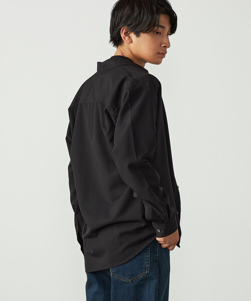 COMME CA ISM（コムサイズム）の「羽織ショートポイント カラーシャツ（シャツ/ブラウス・メンズ・グレー/ホワイト/サックスブルー・S/M/L）」の17枚目の写真